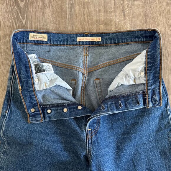 NWOT Levi's Premium Rib Cage Straight Ankle Jeans | 29 x 31 Inseam | Low Stretch - Picture 8 of 16